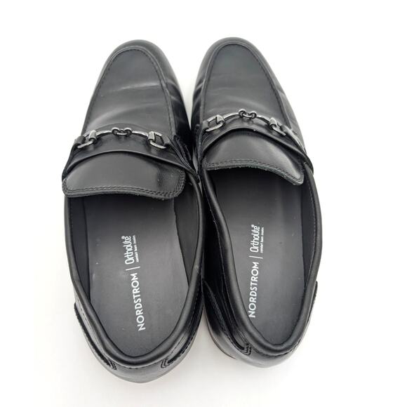 Nordstrom Cooper Bit Loafer Shoes Slip-On Men's Black Size US10M EU43 - Picture 5 of 11